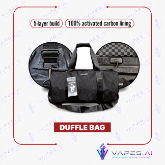 Smell-Proof Premium Duffle Bag by Get Lost – Black
