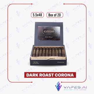 Cafeina Dark Roast Corona 5.5x48 Box of 20 Cigars